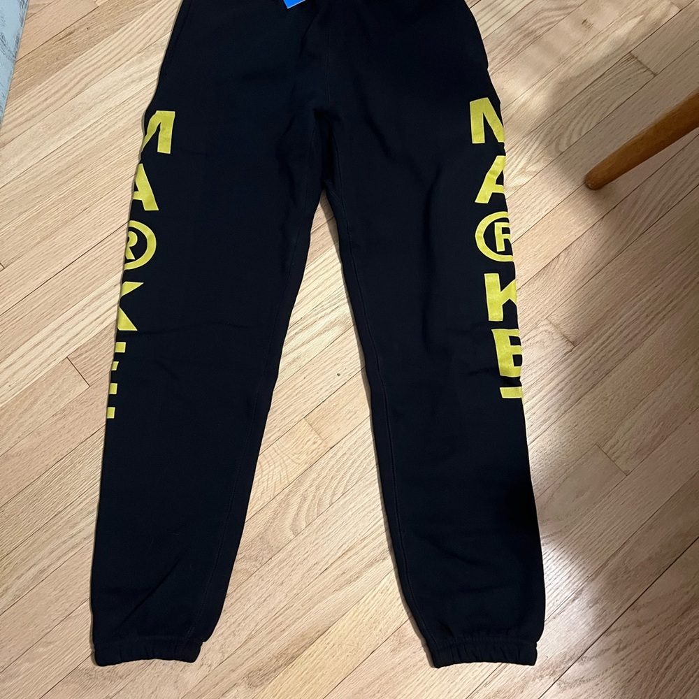 Market Black Sweatpants with Blue Tag